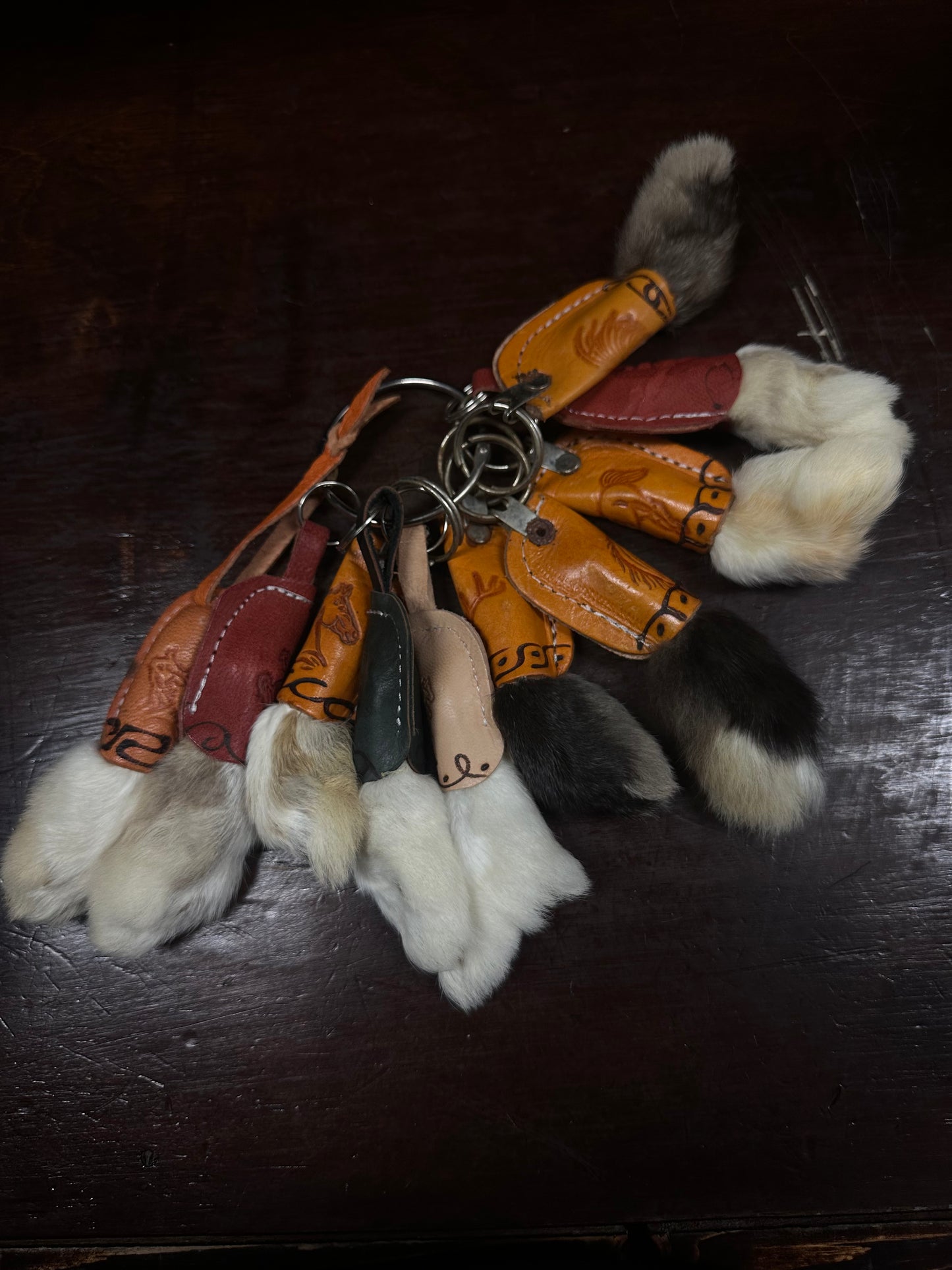 Rabbit Foot Keychain