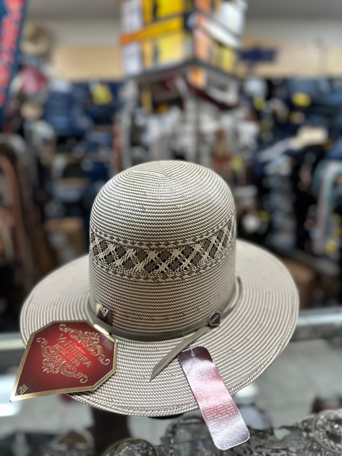 Sombrero de Paja Valtierra Corona Alta