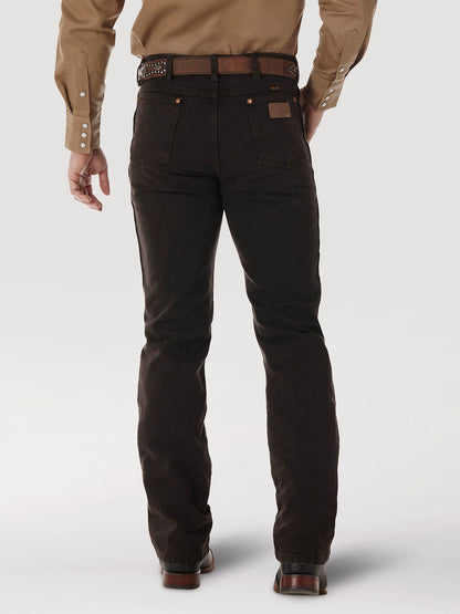 WRANGLER® COWBOY CUT® SLIM FIT JEAN IN BLACK CHOCOLATE