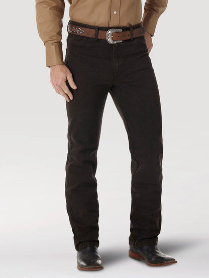 WRANGLER® COWBOY CUT® SLIM FIT JEAN IN BLACK CHOCOLATE