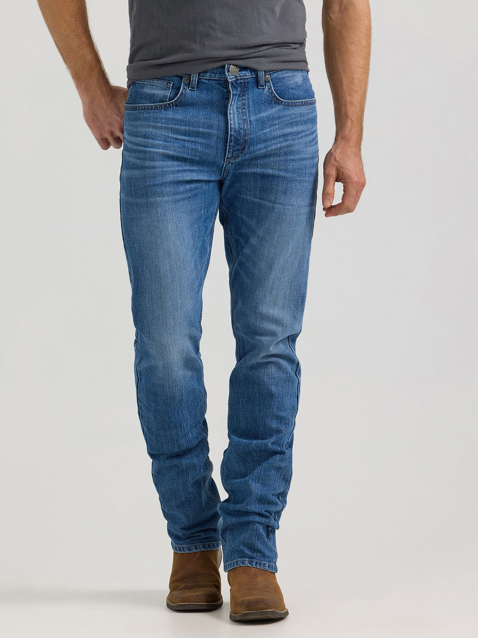 MEN'S ROCK 47® BY WRANGLER® SLIM FIT BOOTLEG JEAN