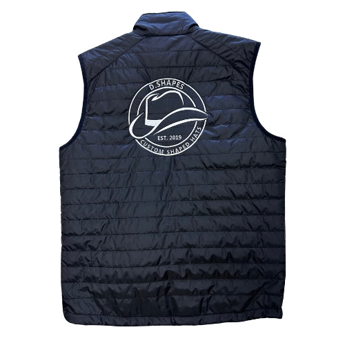D.Shapes Black Puffer Vest
