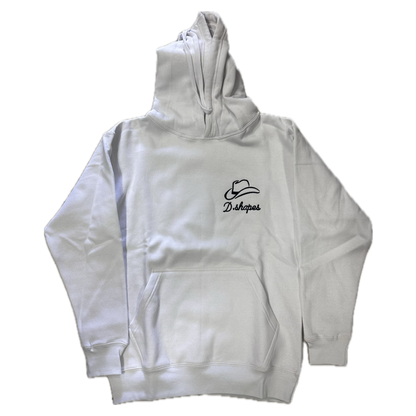 D.Shapes White & Black Hoodie