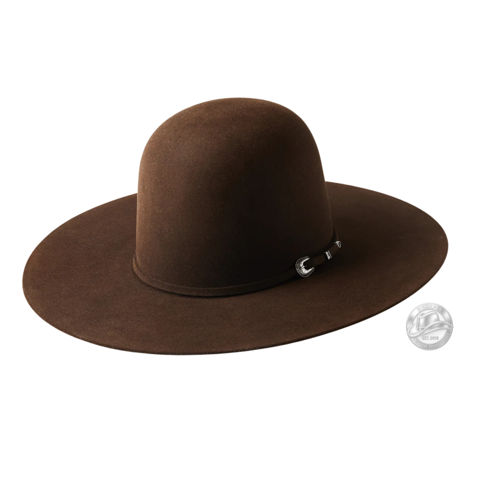 Serratelli 6X Chocolate Open Crown Felt Hat