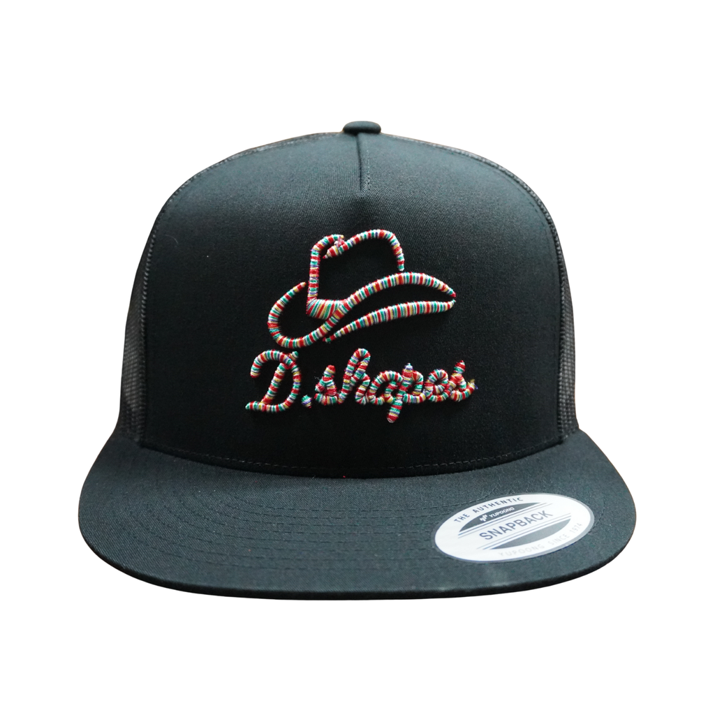 Gorra de camionero negra y roja D. Shapes