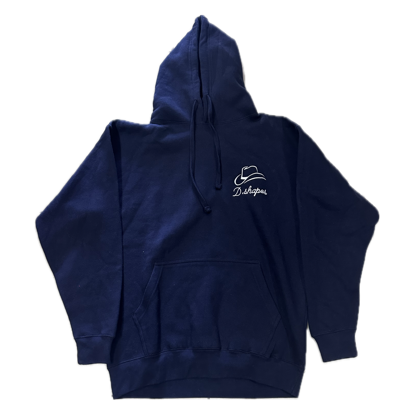 D.Shapes Navy Blue & White Hoodie