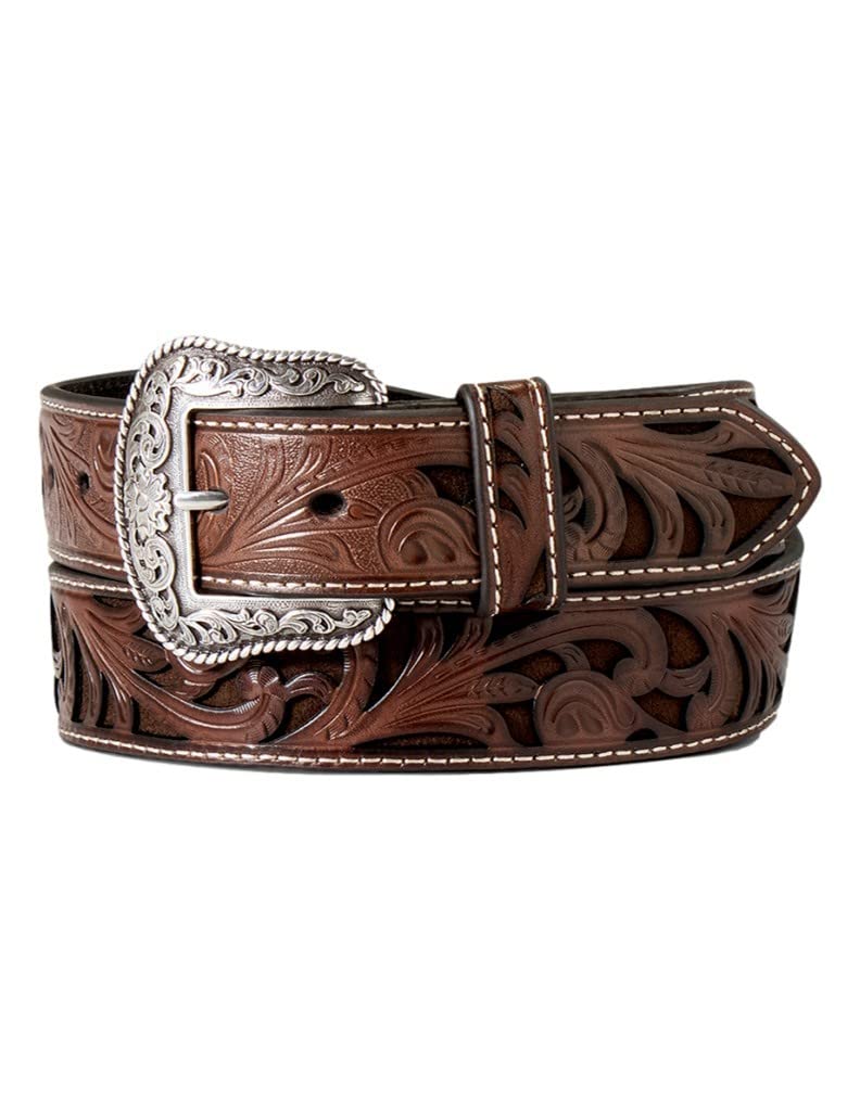 Ariat Floral Embossed Leather Belt