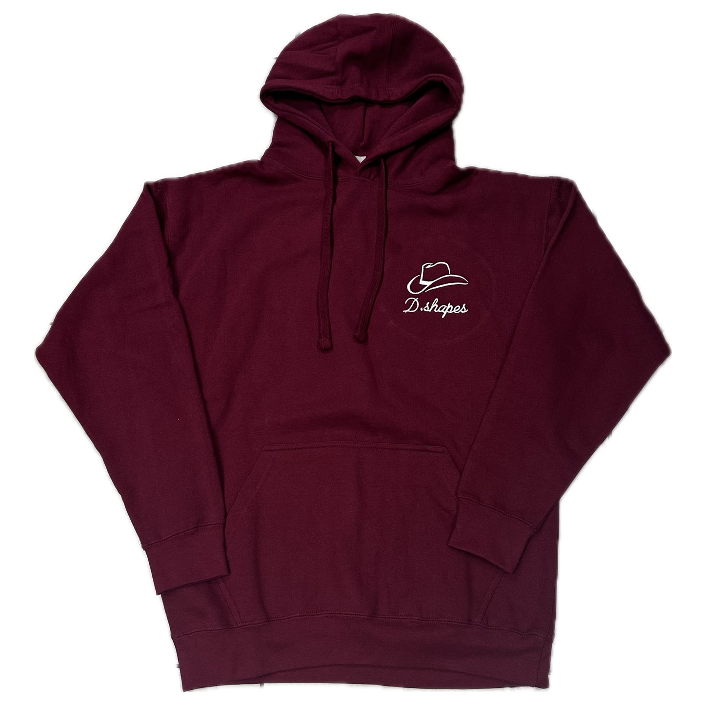 D.Shapes Burgundy Hoodie