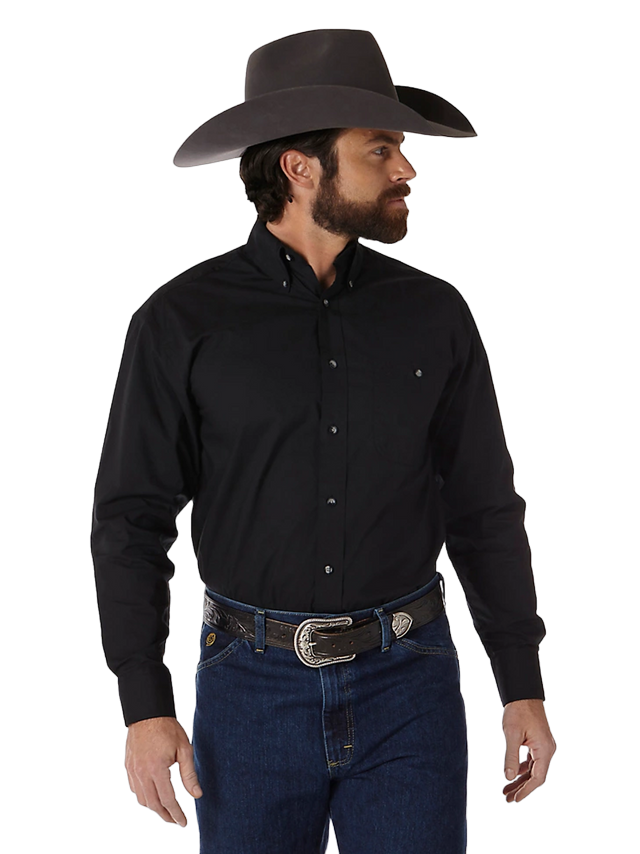 WRANGLER GEORGE STRAIT NEGRO SÓLIDO