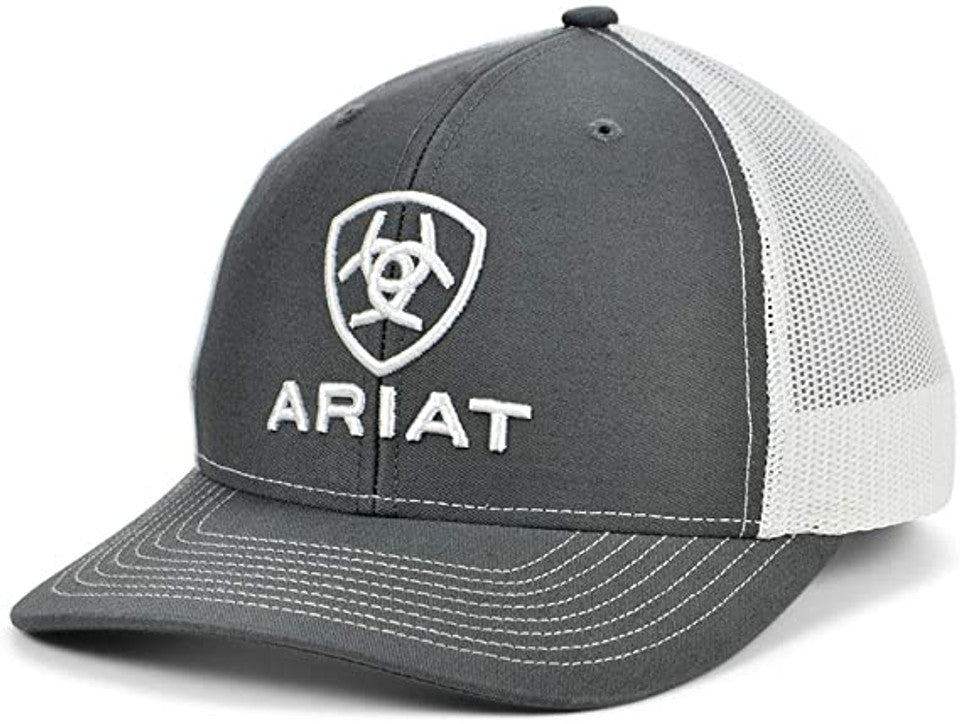 Ariat Mens R112 Grey Mesh Cap