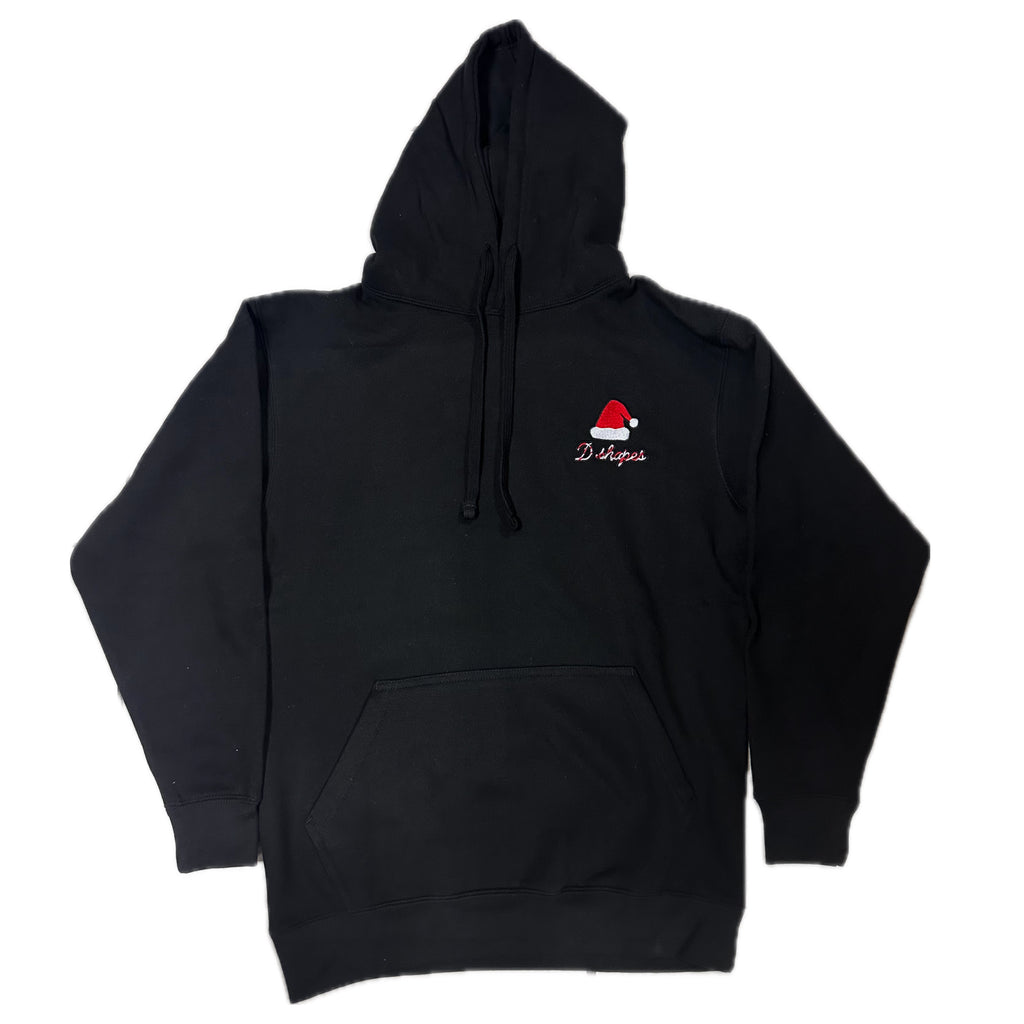 Sudadera con capucha negra y roja D.Shapes