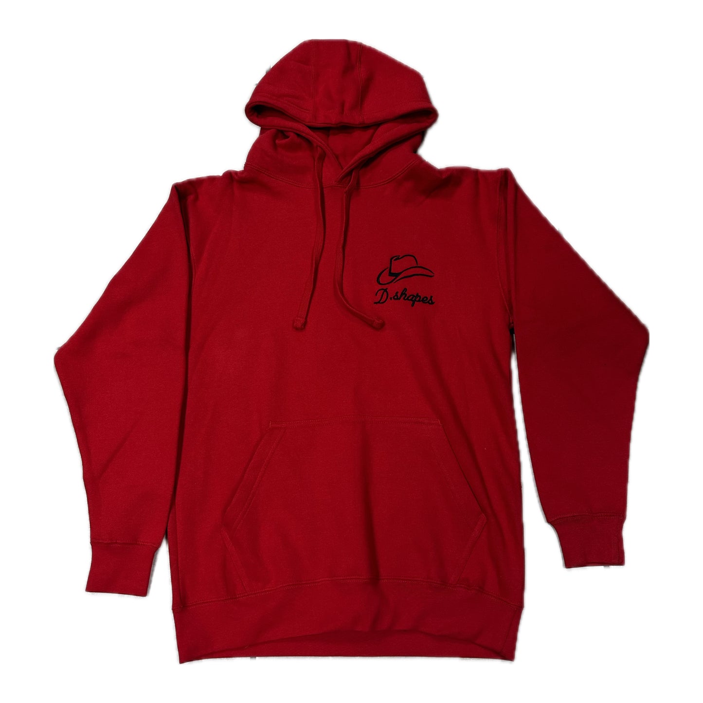 D.Shapes sudadera con capucha roja