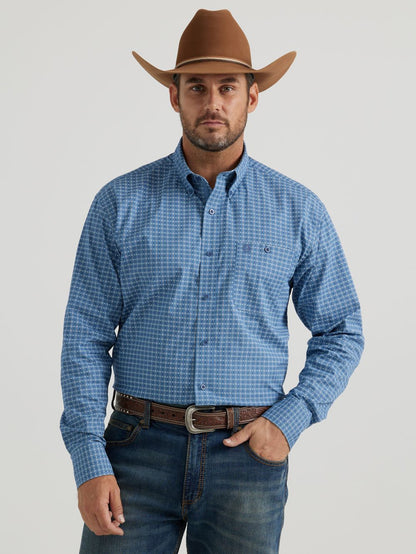 WRANGLER GEORGE STRAIT BLUE PLAID