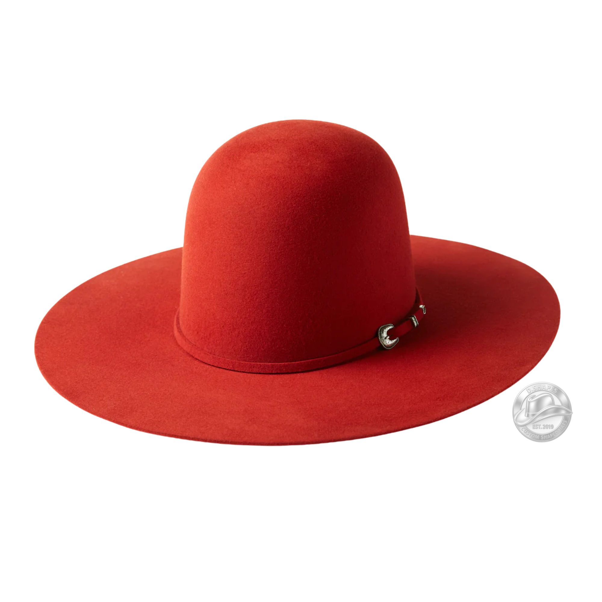 Serratelli 6X Red Open Crown Felt Hat