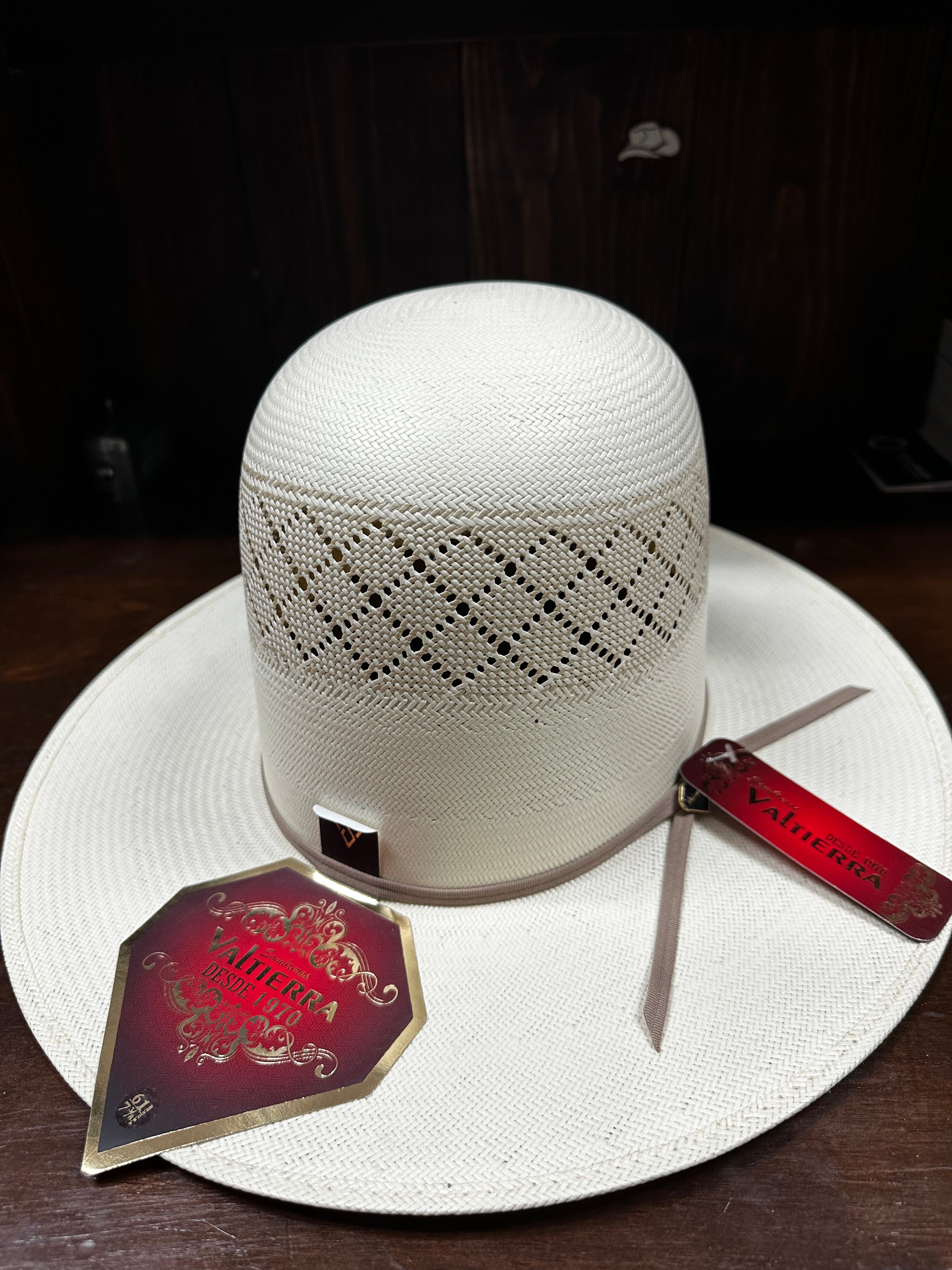 Tall Crown Straw Diamante