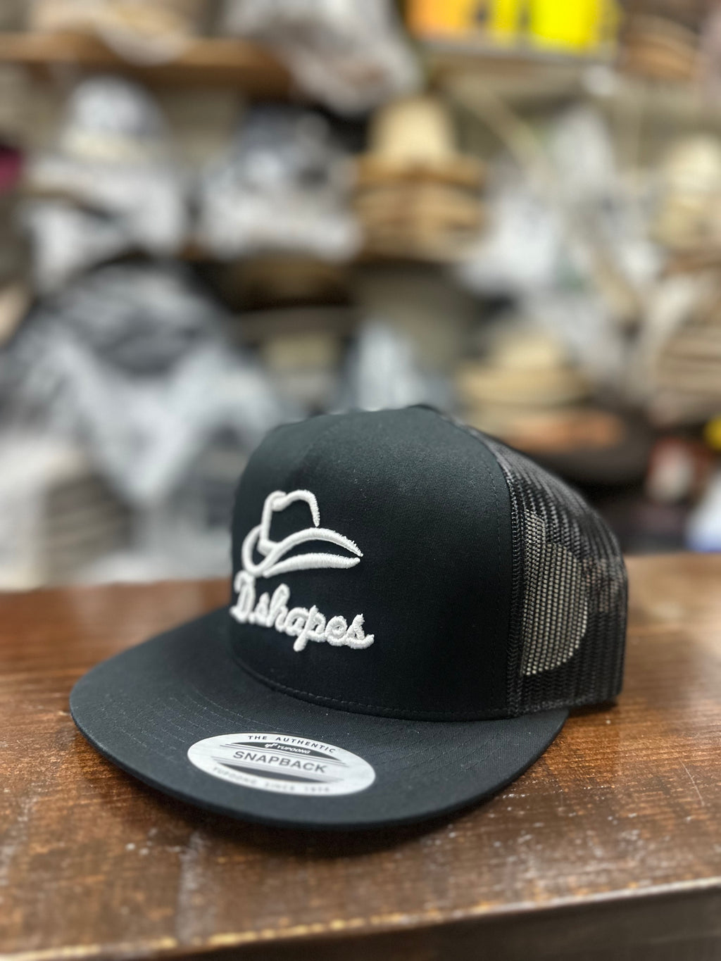Gorra de camionero negra D. Shapes