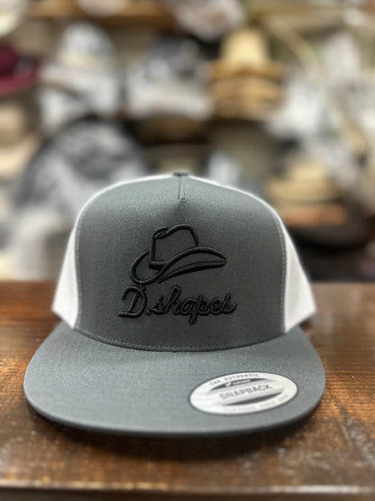 D. Shapes Grey & Black Trucker Hat