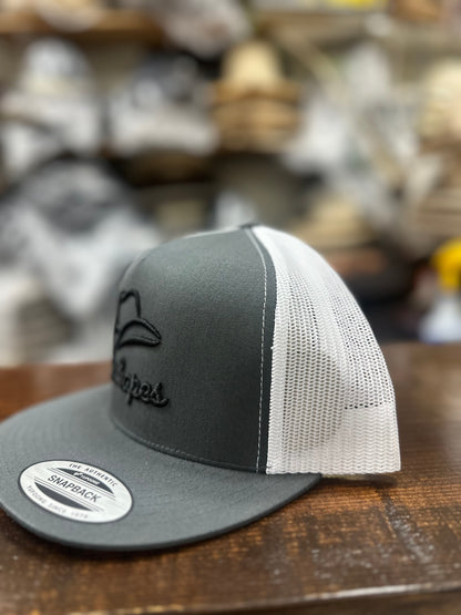 D. Shapes Grey & Black Trucker Hat