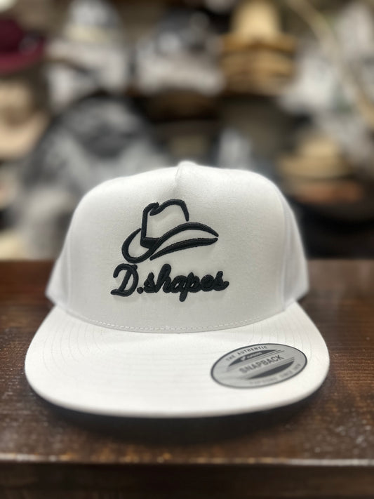 D. Shapes White Trucker Hat