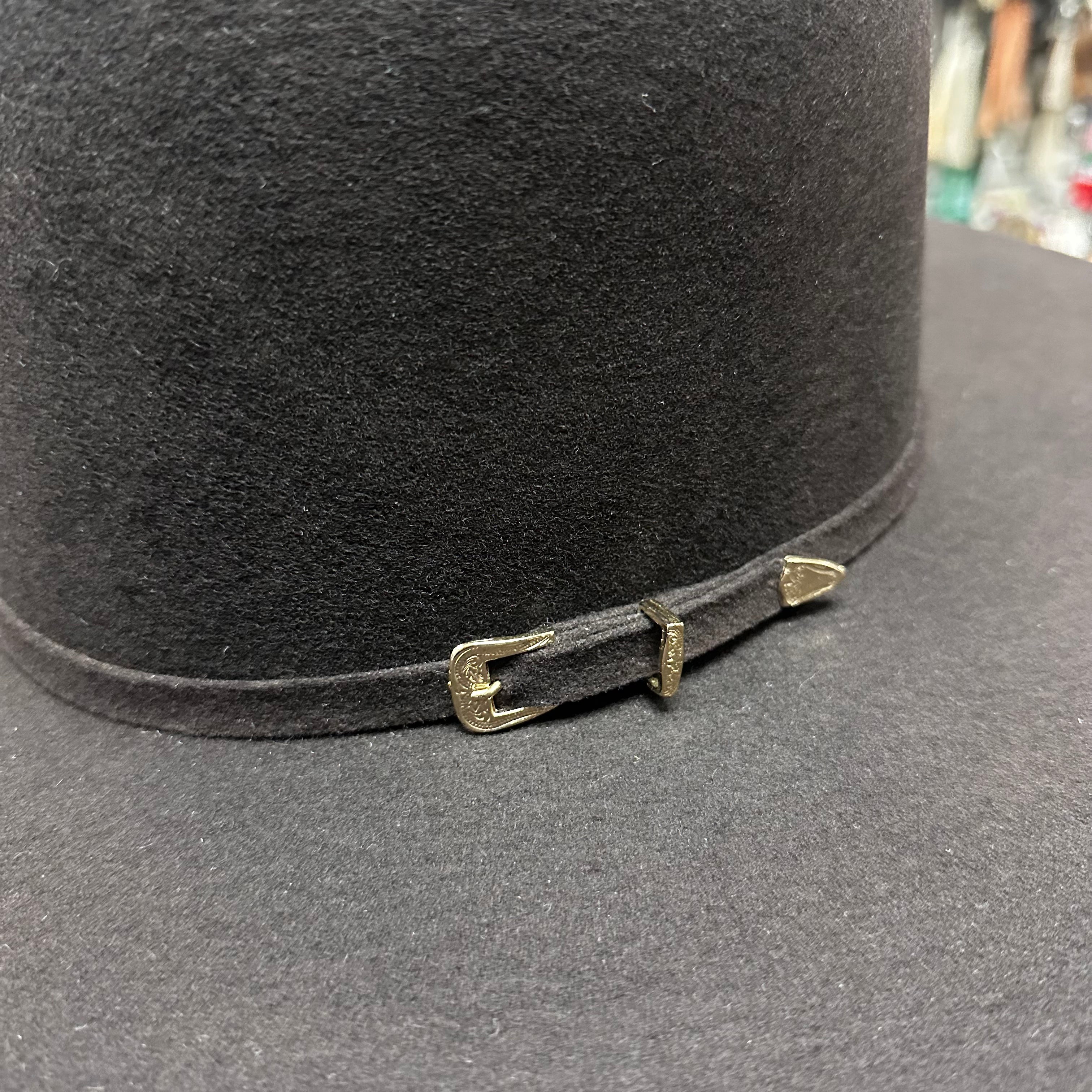 Chocolate 10X Wool Hat Regular Crown