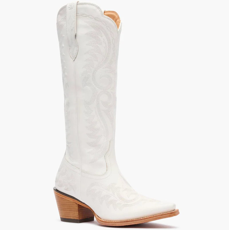 Durango Crush Tall Boots Porcelain White