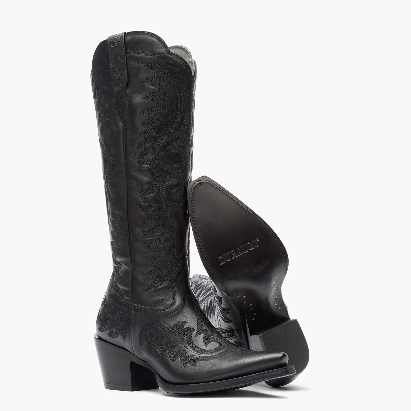 Durango Crush Tall Boots Polished Black Onyx