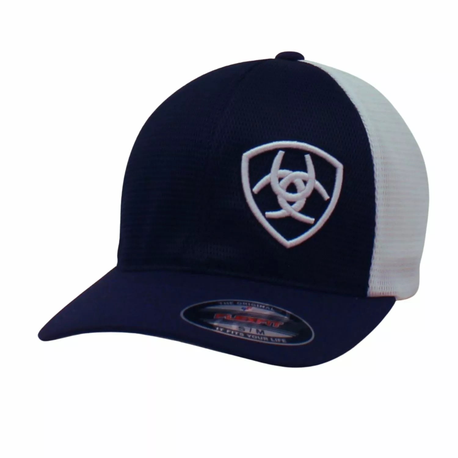 Ariat Unisex Offset Shield Mesh Back Flexfit Hats