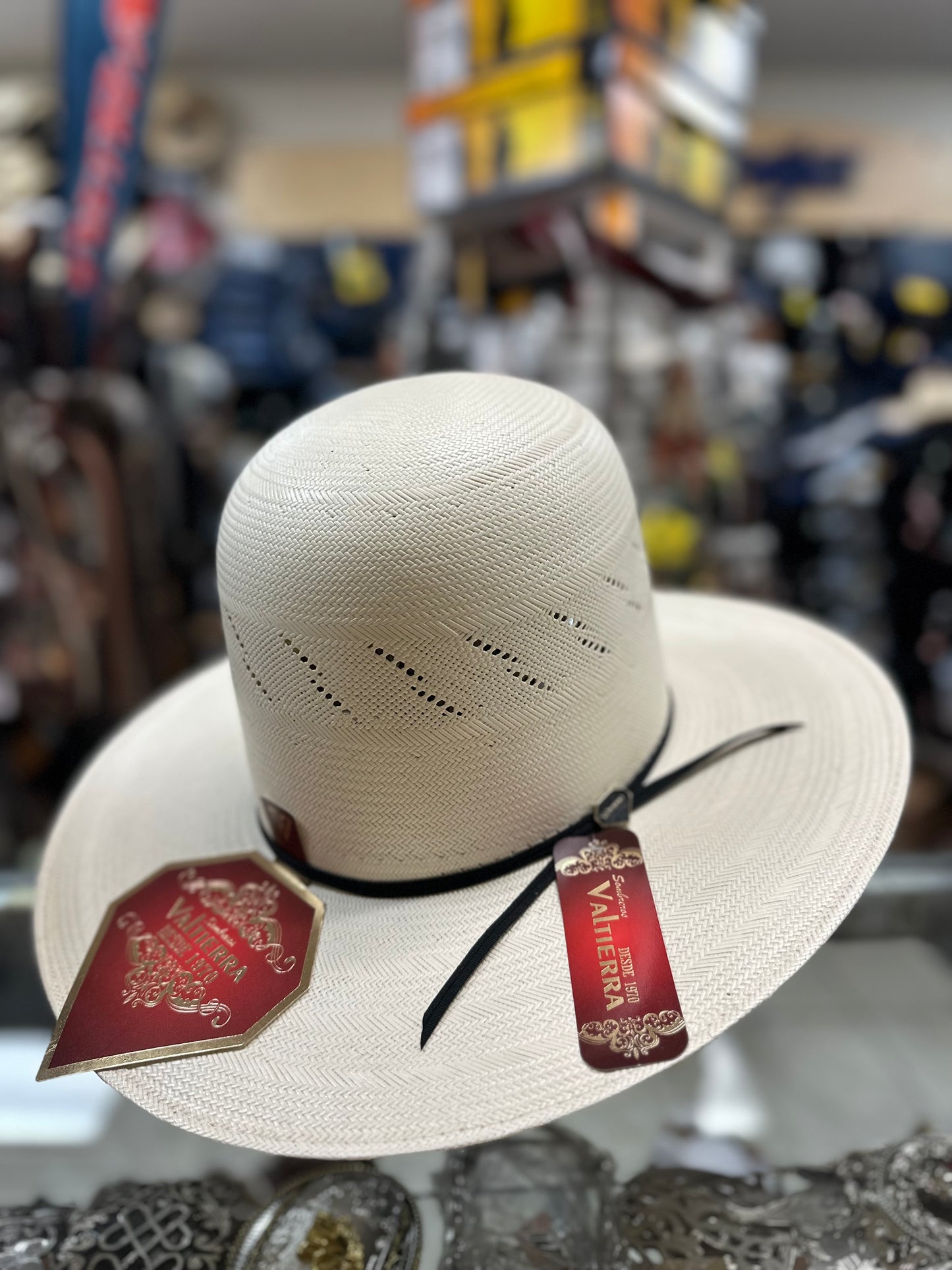 Valtierra Straw Hat Tall Crown