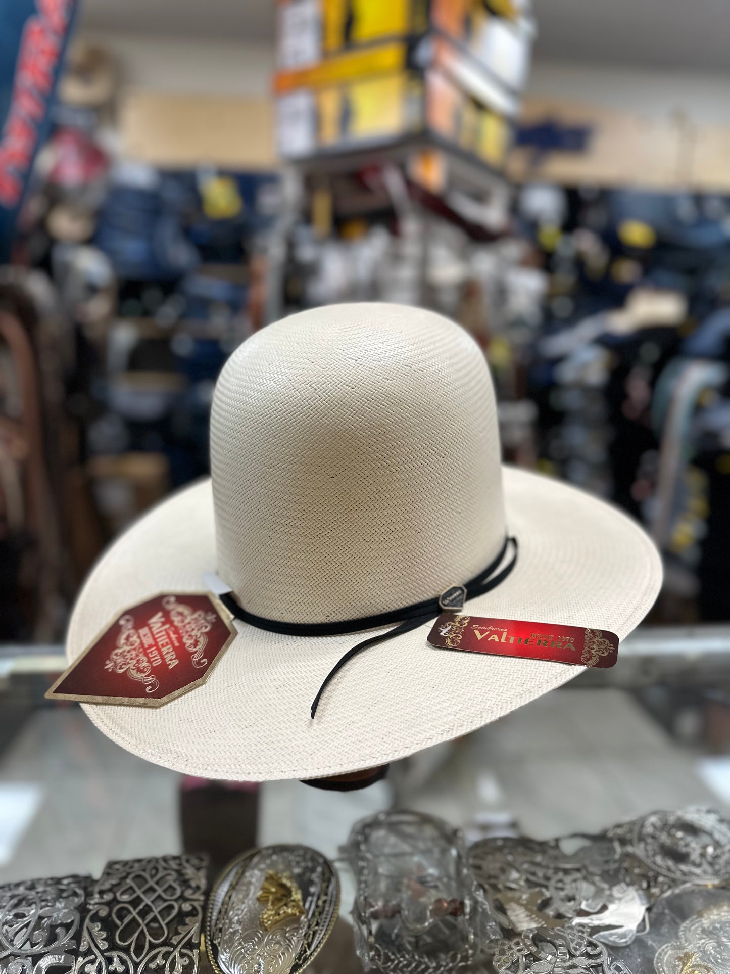 Valtierra Straw Hat Tall Crown